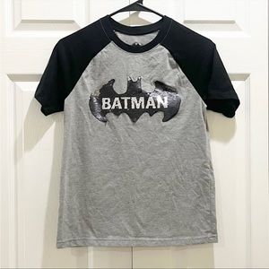 5 for $25! Batman Sequin Shirt Medium
